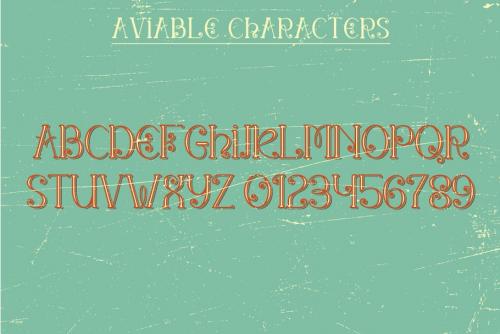 Curls Vintage Label Typeface Font
