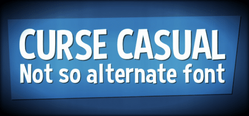 Curse Casual A Hat In Time Font