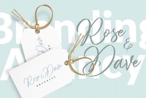 Cursive Script Font