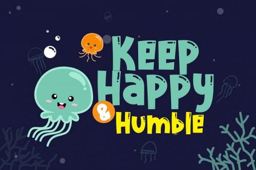 Cute Jellyfish Font