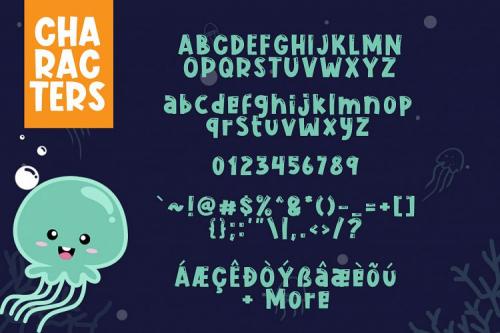 Cute Jellyfish Font
