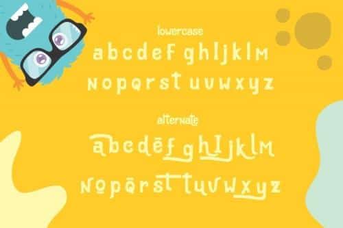 Cutenes Monster Display Font