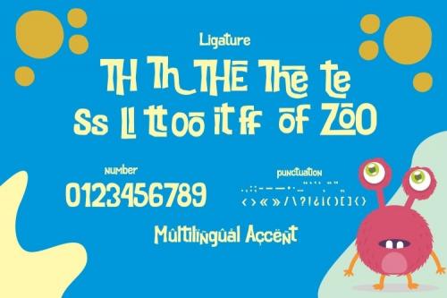 Cutenes Monster Display Font