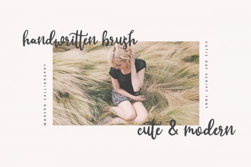 Cutie Day Calligraphy Font