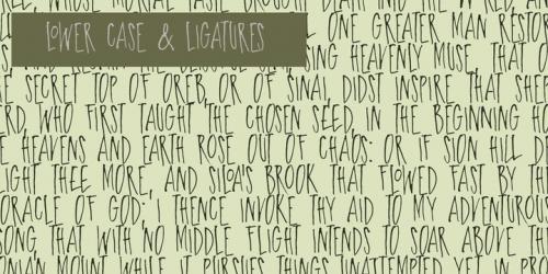 DK Paradise Lost Font