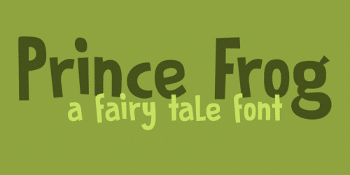 DK Prince Frog Font
