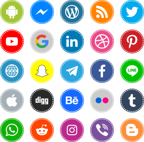 Icons Social Media 16 Font