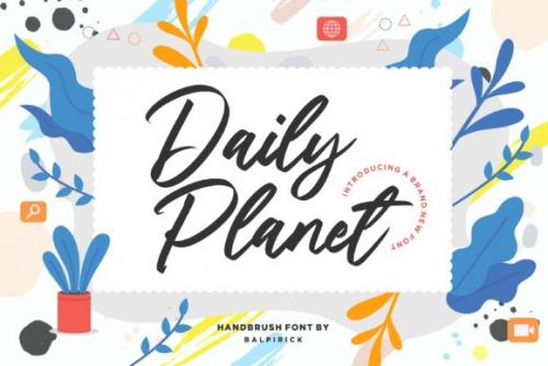 Daily Planet Script Font