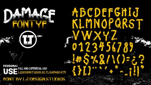 Damage Font