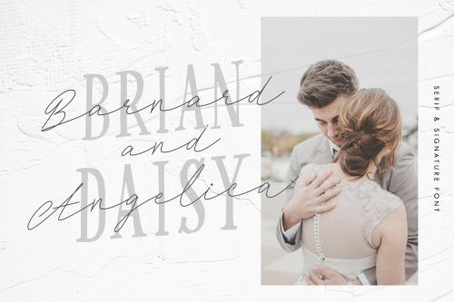 Daniza Claretta Serif Handwritten Font