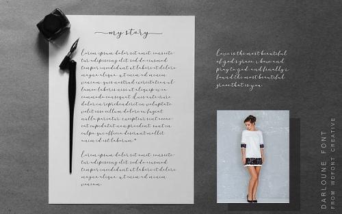 Darloune Calligraphy Font