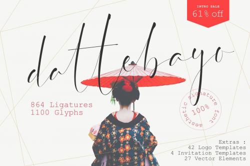 Dattebayo Signature Font