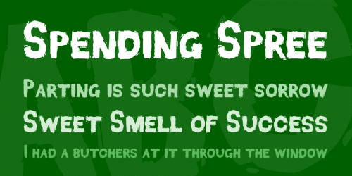 Dead Font Walking Font