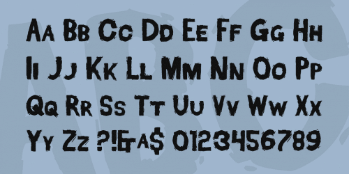 Dead Font Walking Font