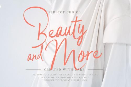 DearPony Serif Font Duo Family 3