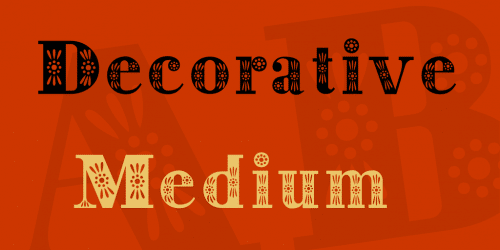 Decorative Font