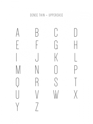 Dense Font Free