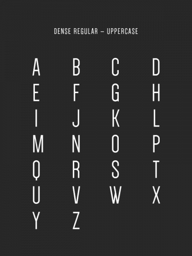 Dense Font Free
