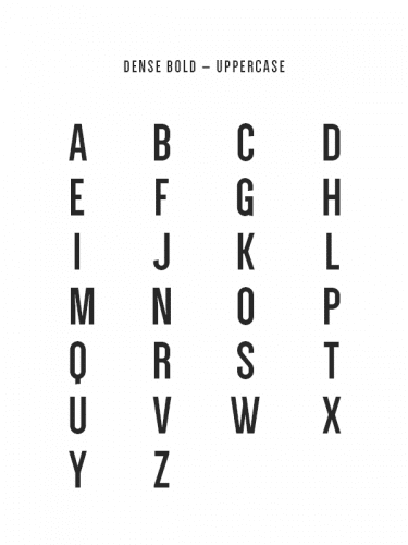Dense Font Free