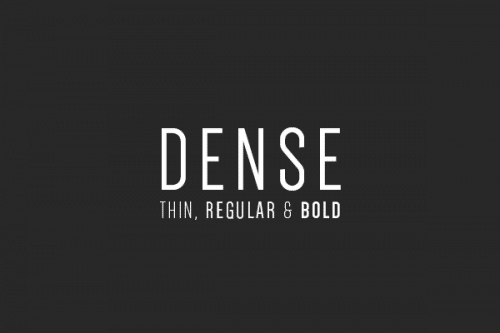 Dense Font Free