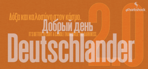 Deutschlander . Sans Serif Font