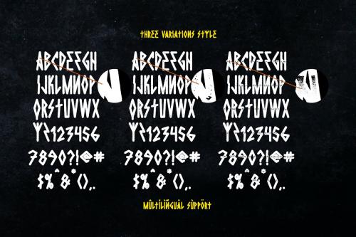 Die Hard Typeface