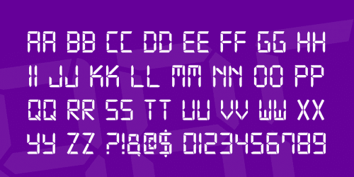 Digital Font