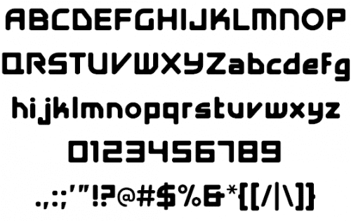Digital Font