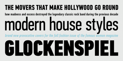 Din Text Compressed Pro Font Family