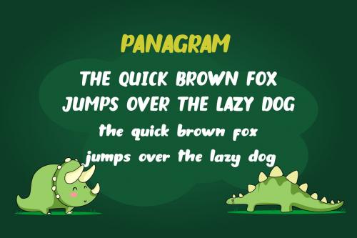 Dino Kids Display Font