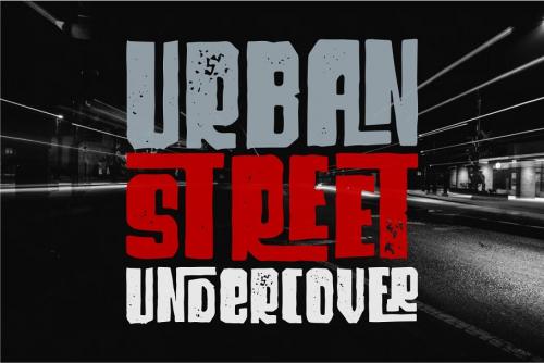 Dirty Rock Typeface Font