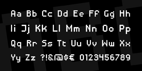 Disposable Droid Bb Font