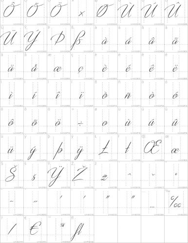 Distant Stroke Font