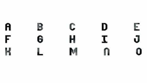 Distortion Font