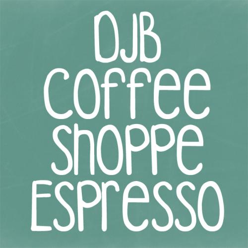 Djb Coffee Shoppe Espresso Font