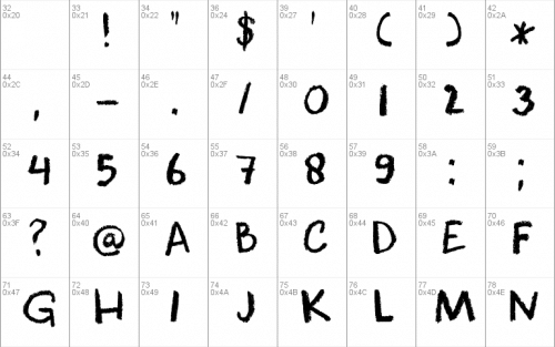 Dk Cool Crayon Font