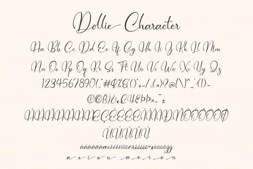 Dollie Handwritten Font