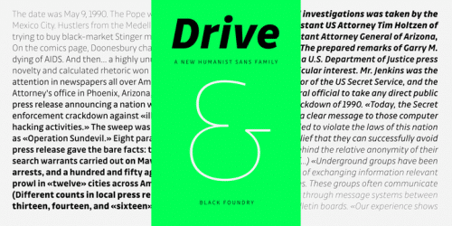 Drive Font Family