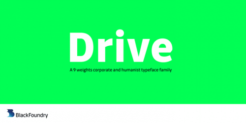 Drive Font Family