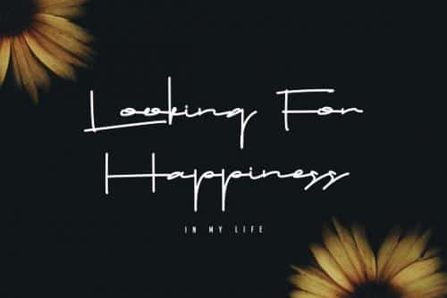 Drop Stay Handwritten Font