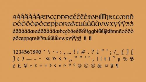 Dublin Irish Display Font