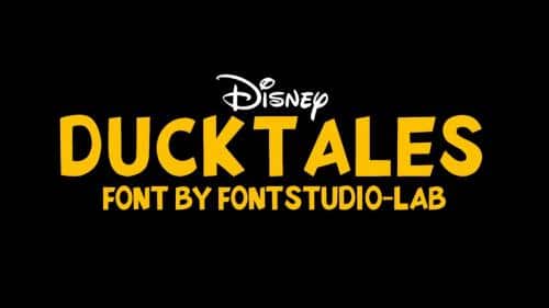 Ducktales Font