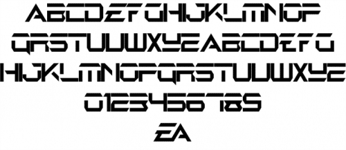 EA Logo Font