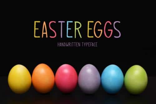 Easter Eggs Display Font