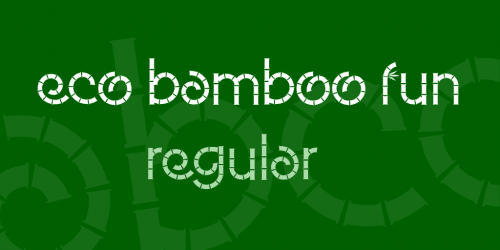 Eco Bamboo Fun Font