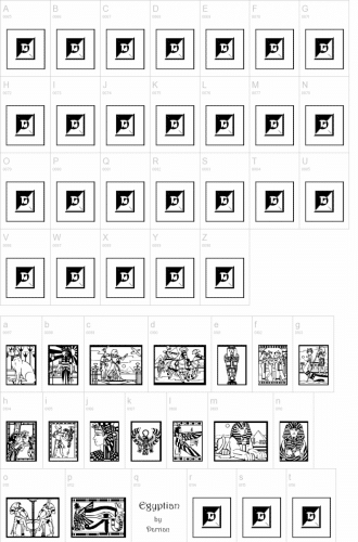 Egyptian Font