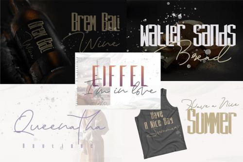 Eiffel in love Handwritten Font