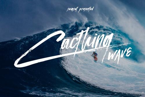 Electric Vibe Brush Font