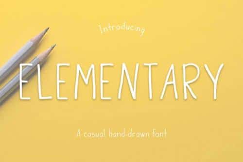 Elementary Font