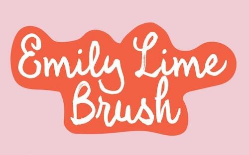Emily Lime Brush Font